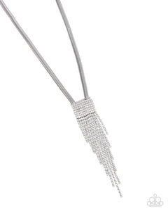 Straighten Up - White Paparazzi Accessories