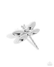 Load image into Gallery viewer, Durable Dragonfly - Silver Paparazzi Accessories
