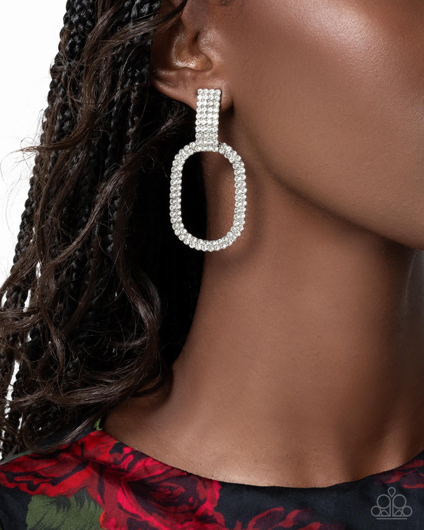 Guarded Glitz - White Paparazzi Accessories