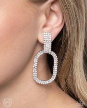 Load image into Gallery viewer, Guarded Glitz - White Paparazzi Accessories
