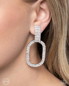Guarded Glitz - White Paparazzi Accessories