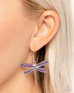 Dragonfly Descent - Purple Paparazzi Accessories