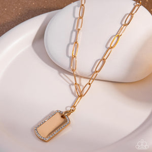 Simple Street - Gold Paparazz Accessories