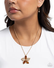 Load image into Gallery viewer, Favorite Flower - Brown Paparazzi Accessories
