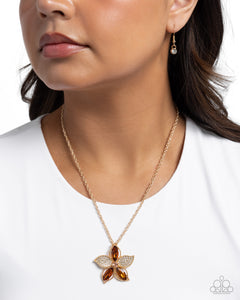 Favorite Flower - Brown Paparazzi Accessories