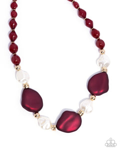 Forever Feature - Red Paparazzi Accessories
