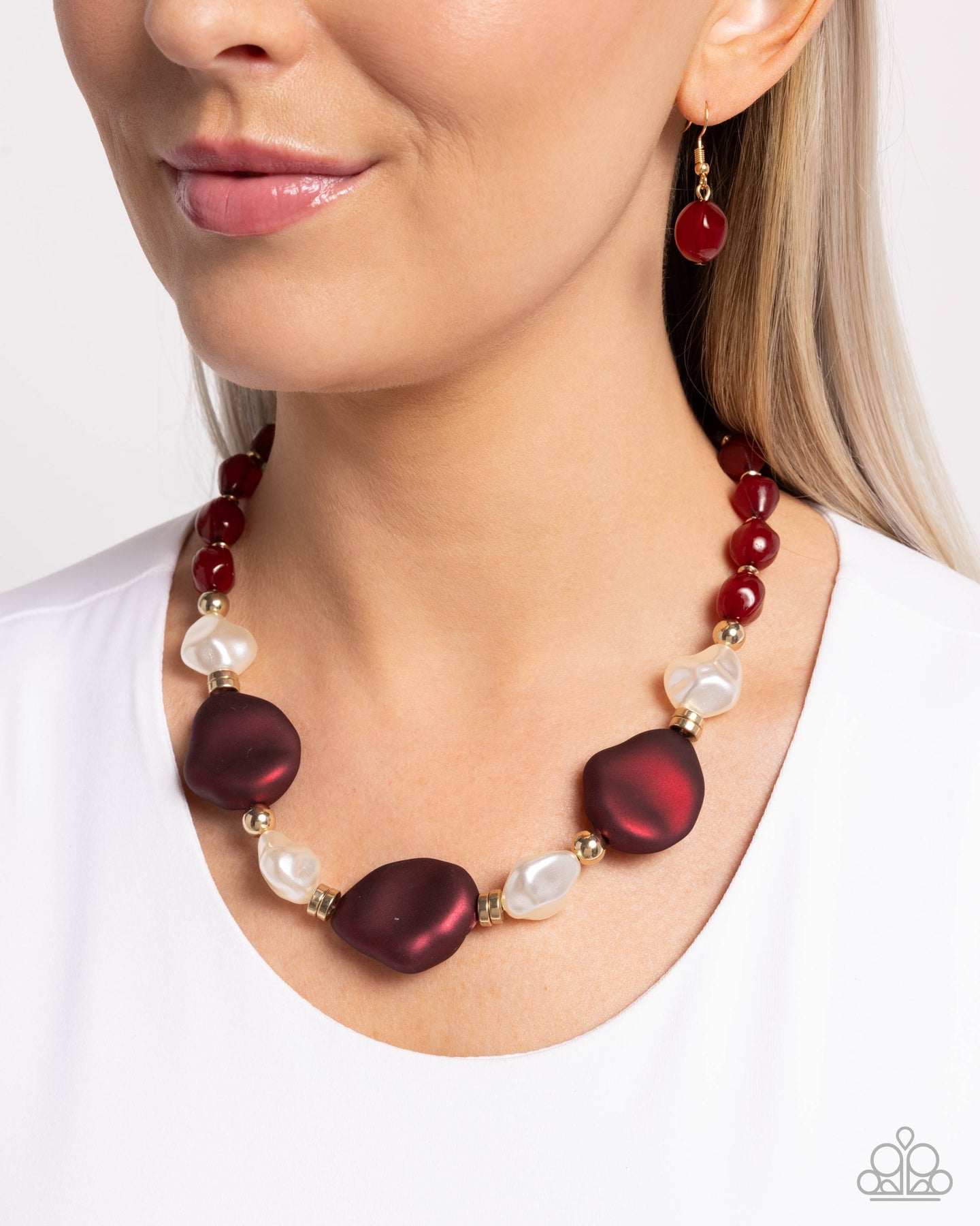 Forever Feature - Red Paparazzi Accessories