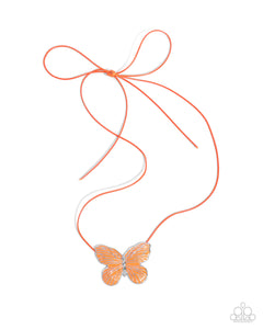 Fluttering Fervor - Orange Paparazzi Accessories