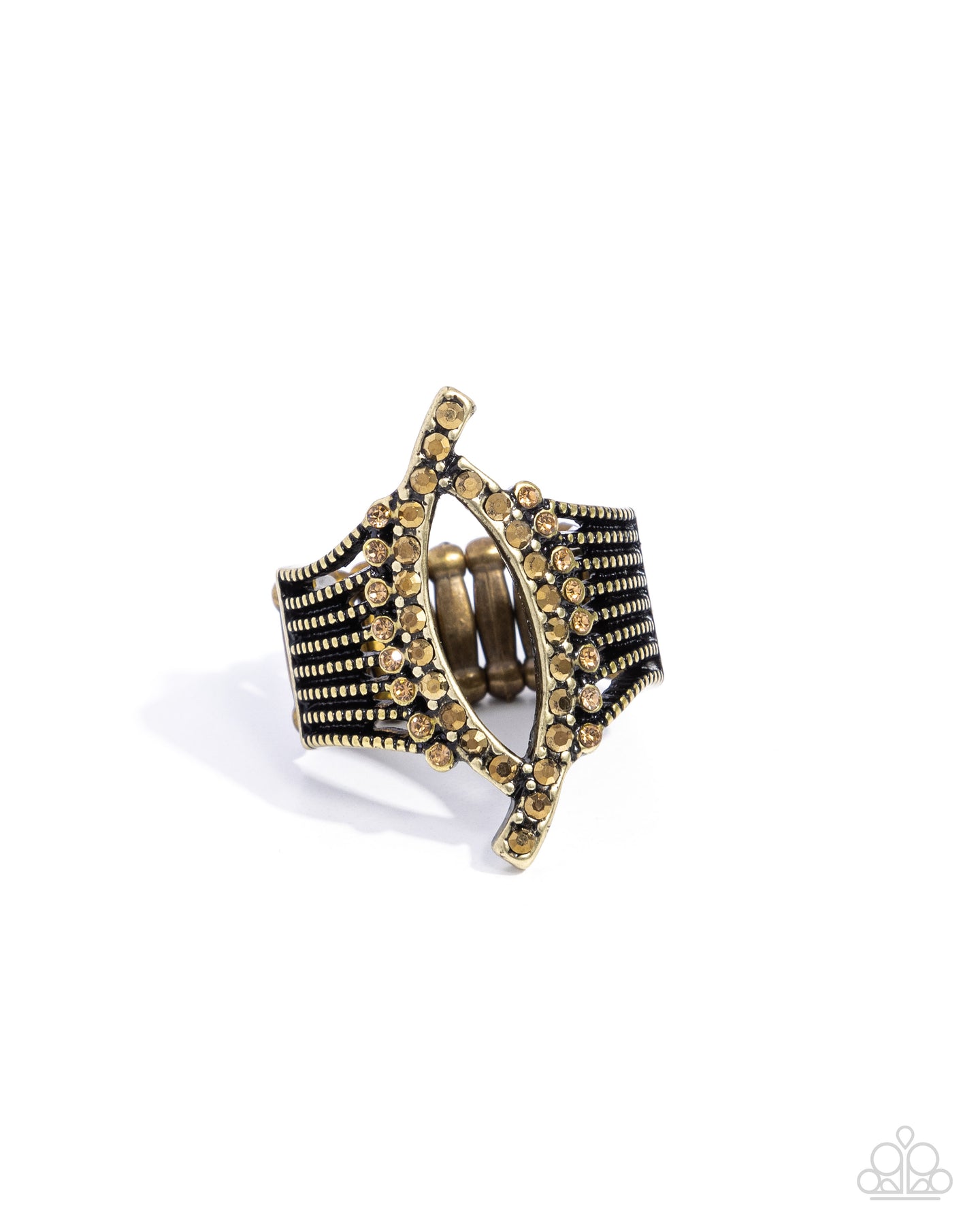 Fearless Framework - Brass Paparazzi Accessories