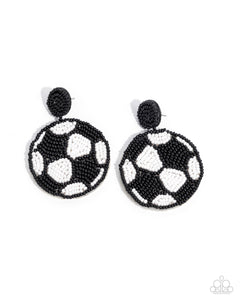 Grand Goalkeeper - Black Paparazzi Accessories