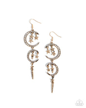 Load image into Gallery viewer, Celestial Cascade - Gold Paparazzi Accessories
