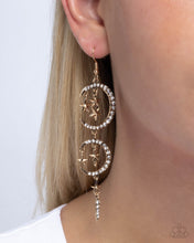 Load image into Gallery viewer, Celestial Cascade - Gold Paparazzi Accessories

