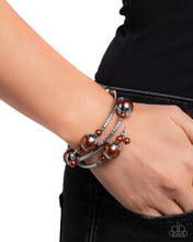 Load image into Gallery viewer, Palatial Pearls - Brown Paparazzi Accessories
