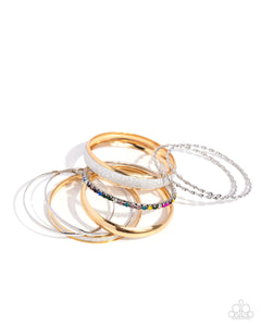 Smoldering Stack - Multi Paparazzi Accessories