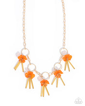 Load image into Gallery viewer, LEI of the Land - Orange Paparazzi Accessories
