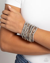 Load image into Gallery viewer, Spirited Stack - Silver Paparazzi Accessories
