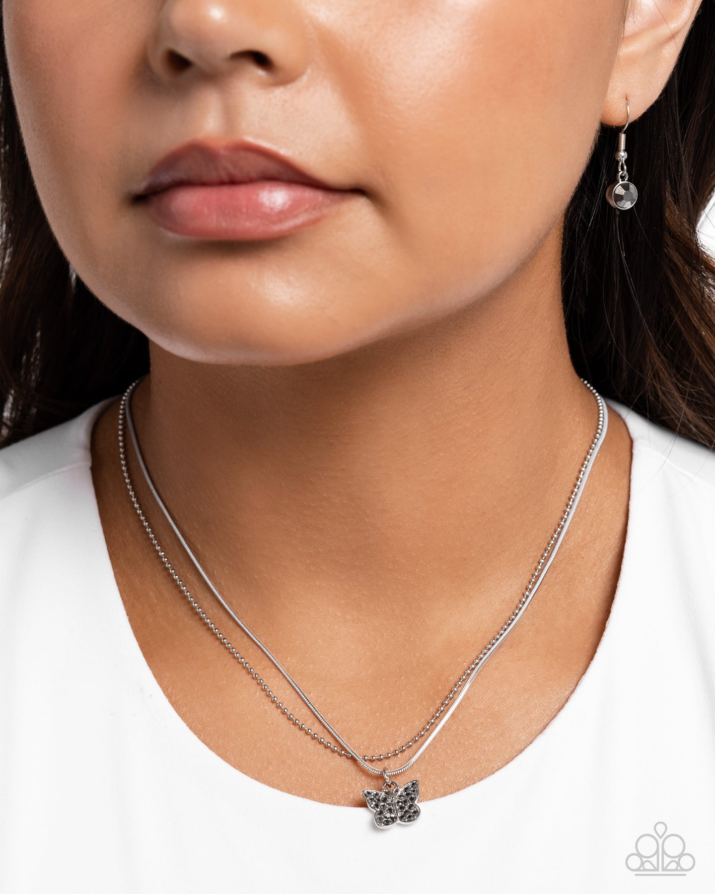 Adorable Ascension - Silver Paparazzi Accessories