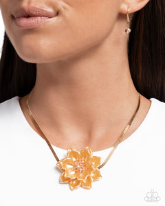 Banquet Blossom - Yellow Paparazzi Accessories