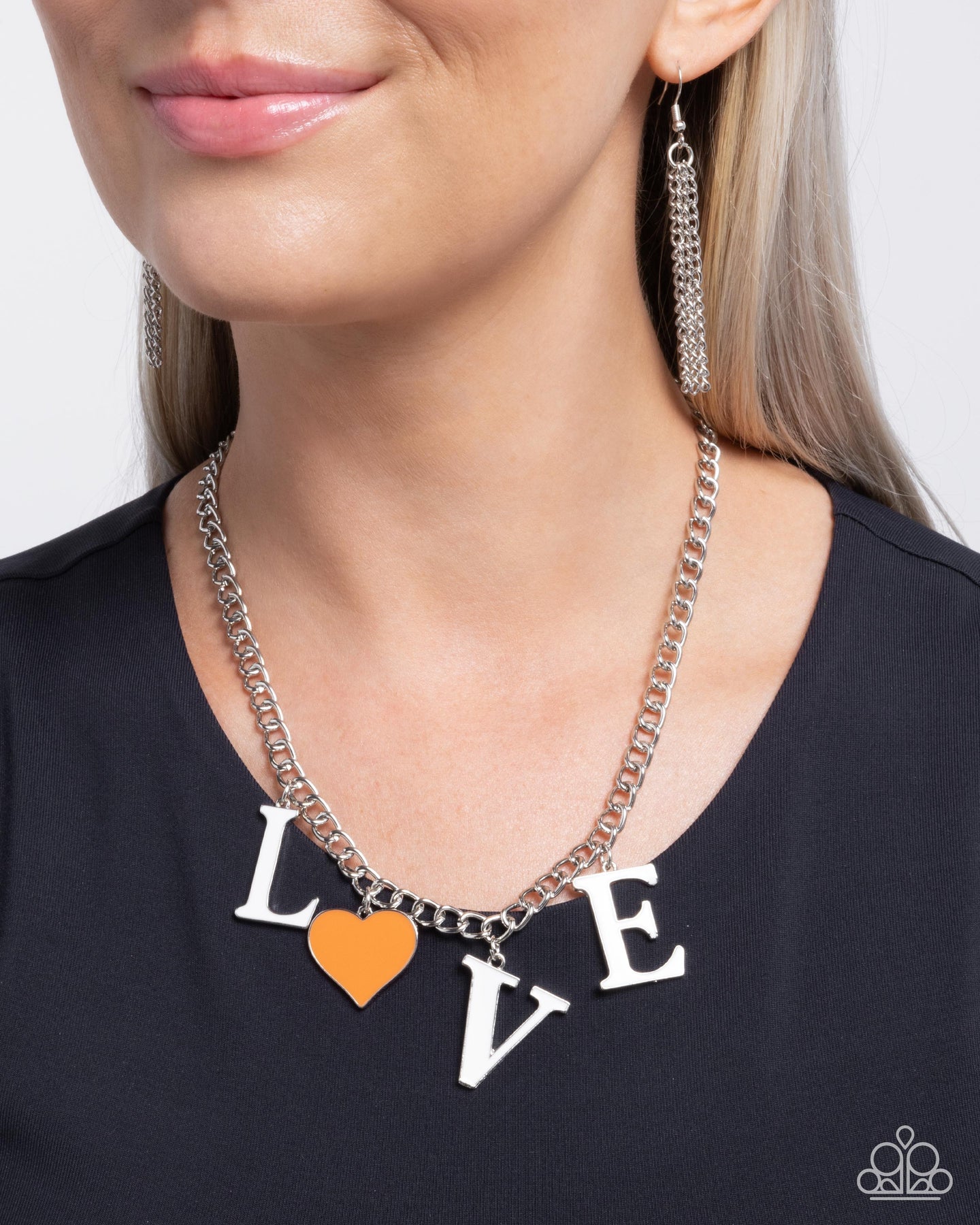 Lovely Lineup - Orange Paparazzi Accessories