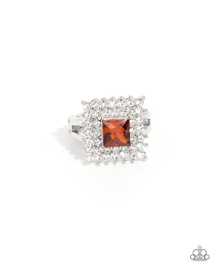 Sovereign Square - Brown Paparazzi Accessories