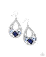 Load image into Gallery viewer, Teardrop Trifecta - Blue Paparazzi Accessories
