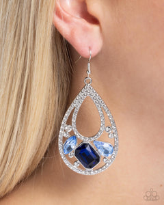 Teardrop Trifecta - Blue Paparazzi Accessories