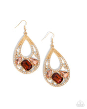 Load image into Gallery viewer, Teardrop Trifecta - Brown Paparazzi Accessories
