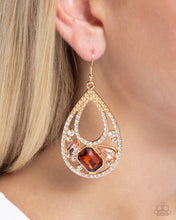 Load image into Gallery viewer, Teardrop Trifecta - Brown Paparazzi Accessories
