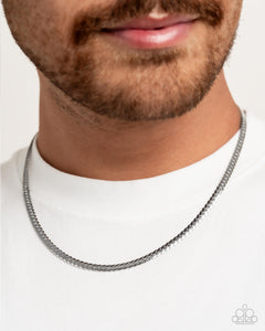 CURB the Peace - Silver Paparazzi Accessories