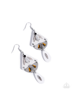Abstract Articulation - White Paparazzi Accessories