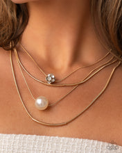 Load image into Gallery viewer, Phenomenal Pearls - Gold Paparazzi Accessories
