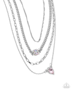 Radiant Rows - Pink Paparazzi Accessories