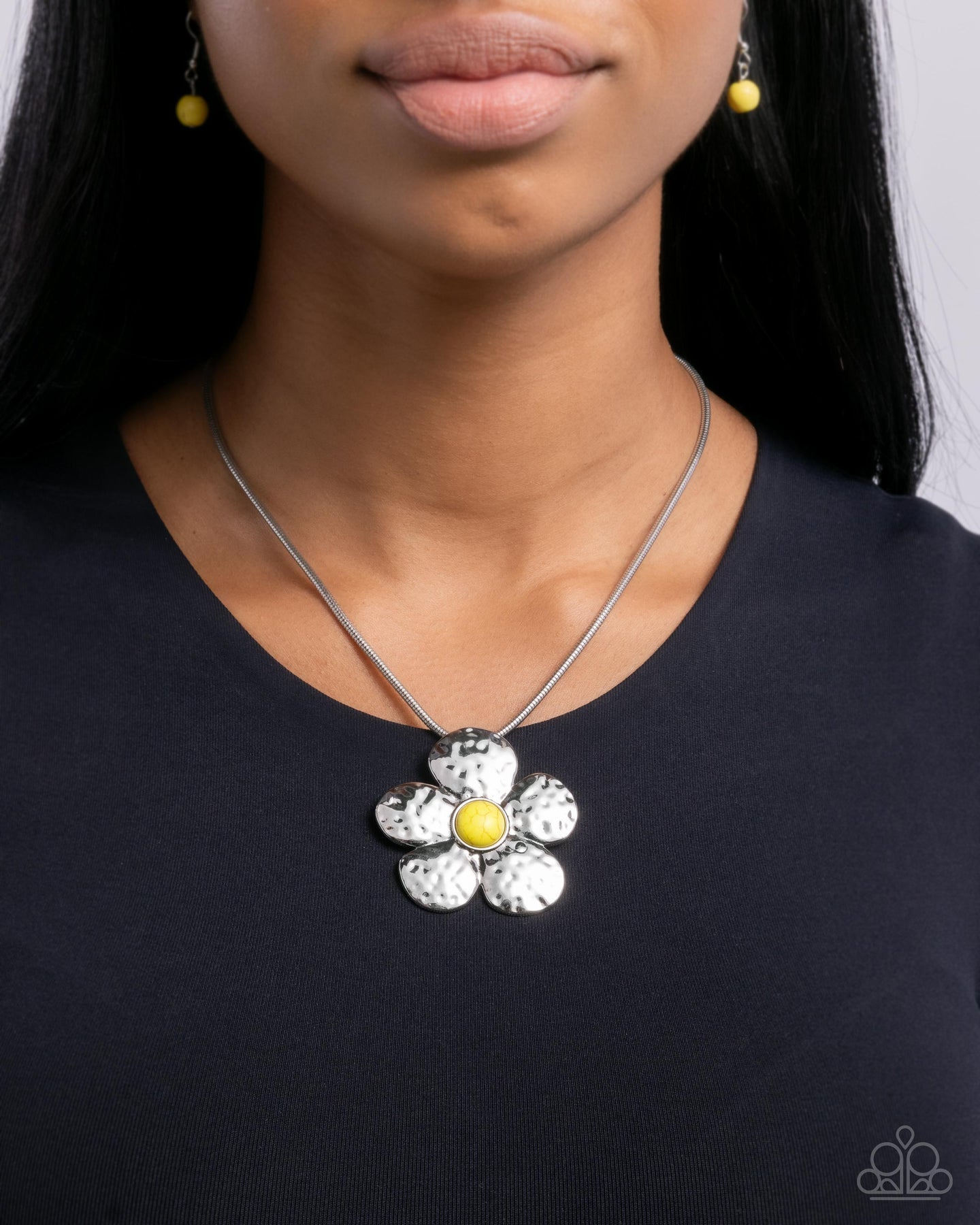 Tasteful Texture - Yellow Paparazzi Accessories