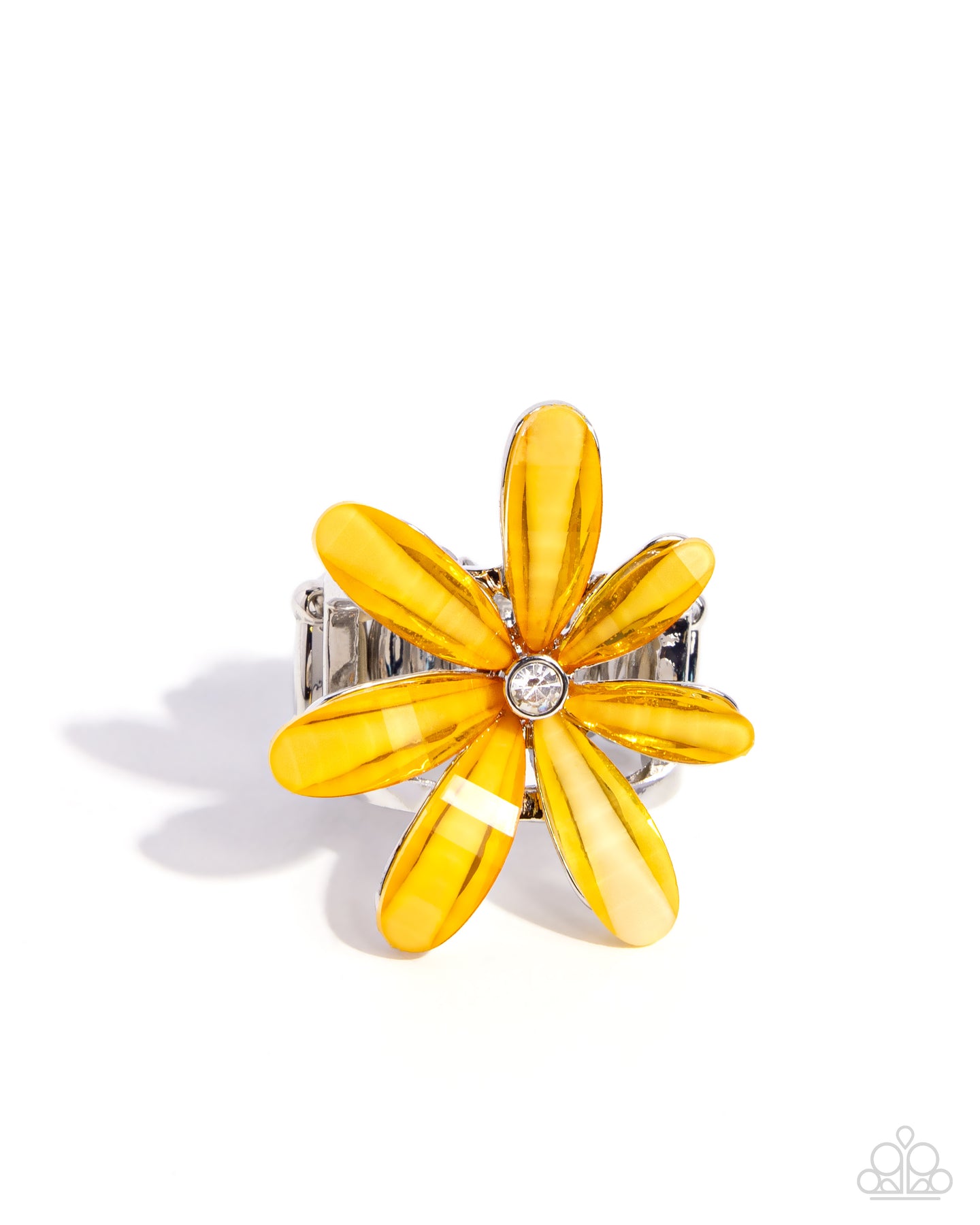 Floral Feasibility - Yellow Paparazzi Accessories