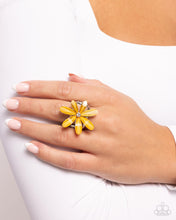 Load image into Gallery viewer, Floral Feasibility - Yellow Paparazzi Accessories
