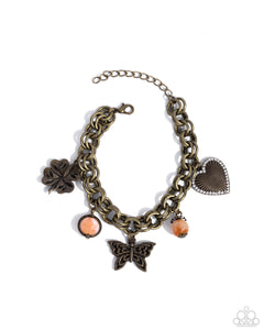 Folklore Frenzy - Brass Paparazzi Accessories