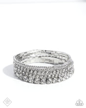 Load image into Gallery viewer, Persistent Pizzazz - White Paparazzi Accessories
