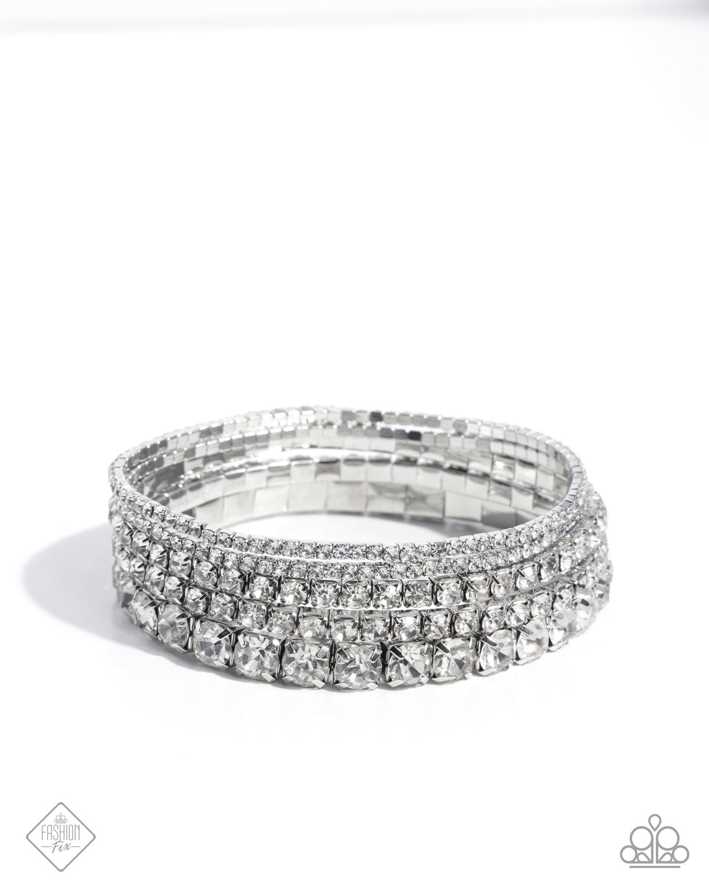 Persistent Pizzazz - White Paparazzi Accessories