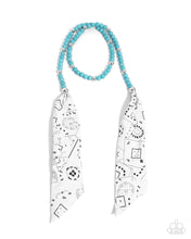 Load image into Gallery viewer, Bandana Ballad - Blue Paparazzi Accessories
