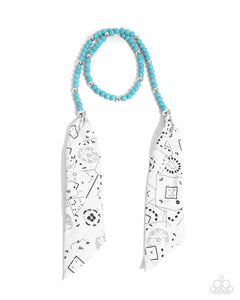 Bandana Ballad - Blue Paparazzi Accessories