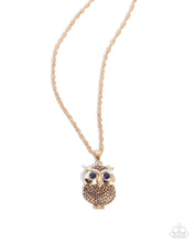 Load image into Gallery viewer, Opulent Owl - Brown Paparazzi Accessories
