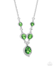 Load image into Gallery viewer, SPADES of Shimmer - Green Paparazzi Accessories
