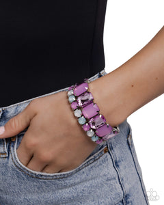 Mismatched Mood - Purple Paparazzi Accessories