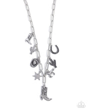 Load image into Gallery viewer, Hoedown Throwdown - Silver Paparazzi Accessories
