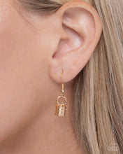 Load image into Gallery viewer, Carefree Coils - Gold Paparazzi Accessories
