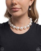 Load image into Gallery viewer, Pronounced Pearls - Gold Paparazzi Accessories
