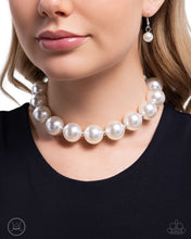 Load image into Gallery viewer, Pronounced Pearls - White Paparazzi Accessories

