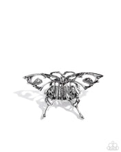 Load image into Gallery viewer, Majestic Moth - Silver Paparazzi Accessories

