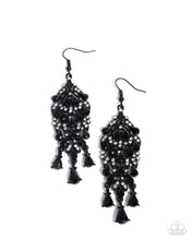 Load image into Gallery viewer, Fringe Film - Black Paparazzi Accessories

