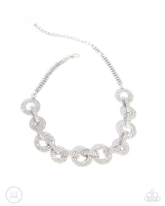 Elegant Embrace - White Paparazzi Accessories